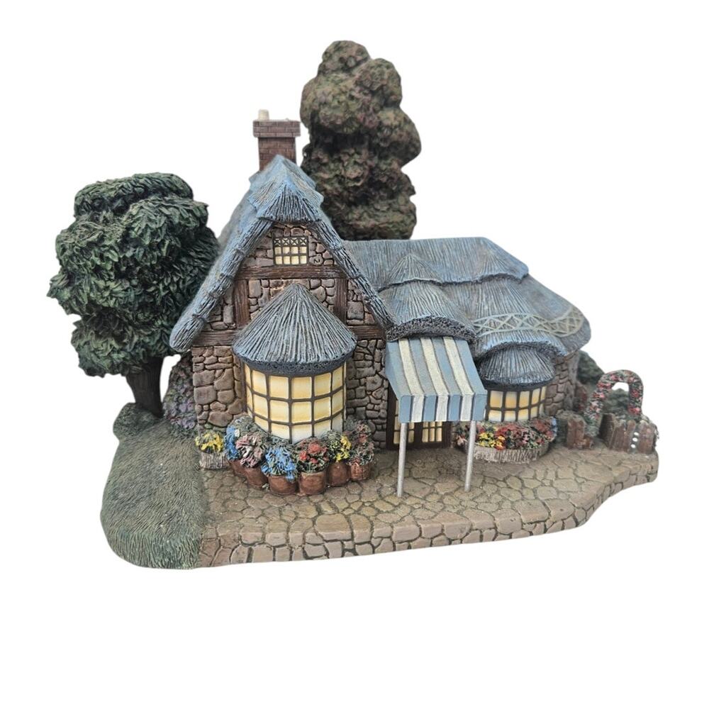 Thomas Kinkade Hawthorne Village Falbrooke Florist Christmas Cottage 1999